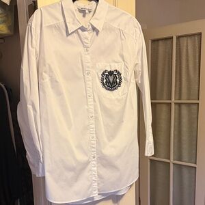 Veronica Beard Lloyd Crest Dress Shirt